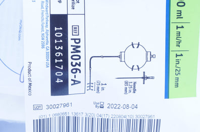 Halyard PM036-A On-Q Pain Relief System W/Antimicrobial Cath. 100ml x 1 inch